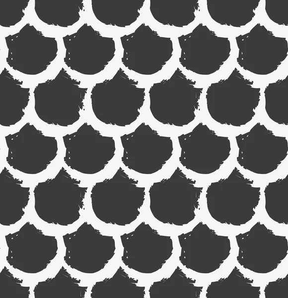 Vektör kusursuz desen. Yuvarlak fırça darbeleriyle soyut arkaplan