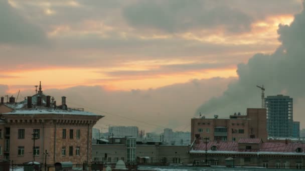 莫斯科的屋顶 图库视频