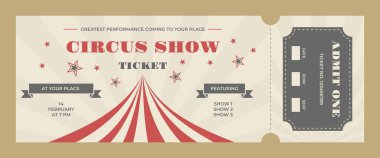 Olay için bilet şablonu. Klasik stil davet kartı şablonu. Geçmişe dönük doğum günü davetiyesi. Parti bileti tasarımı.