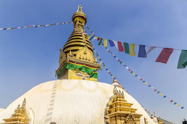 Huge buddhist stupa, Nepal — Stock Photo, Image