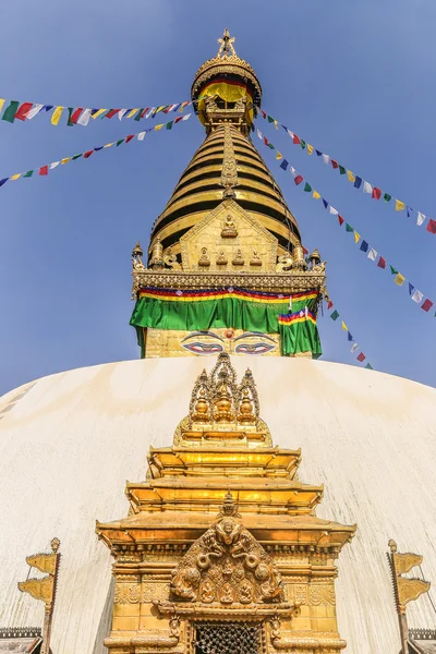 Enorme estupa budista, Nepal Imagen De Stock