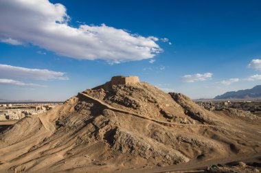 Zoroastrian Tower of Silence in Yazd, Iran clipart