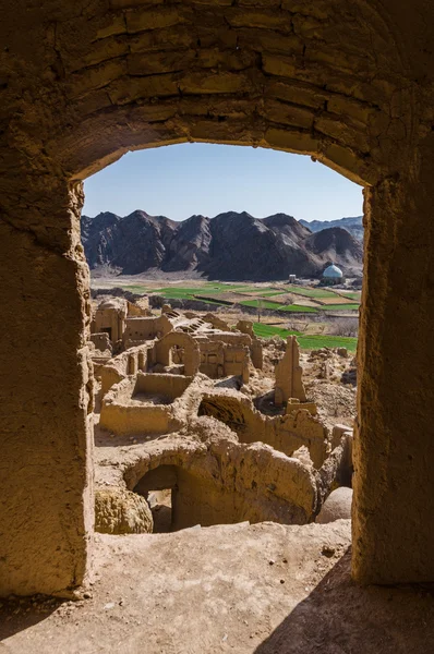 Altstadt von kharanaq in iran — Stockfoto