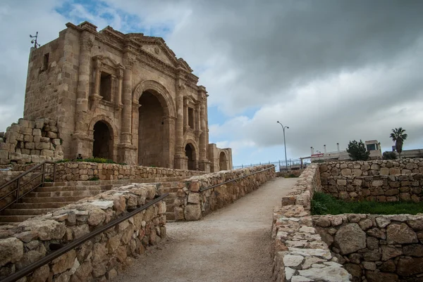 Romanos ruínas, Jerash — Fotografia de Stock