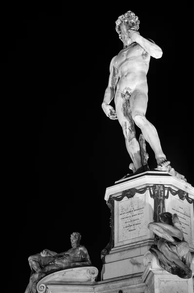 David por Michelangelo, Florença — Fotografia de Stock