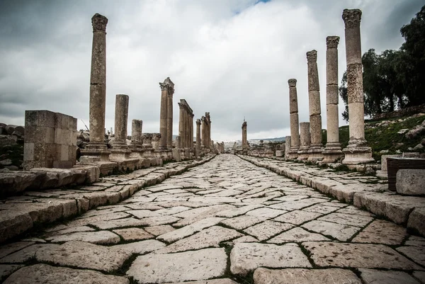 Romanos ruínas, Jerash — Fotografia de Stock