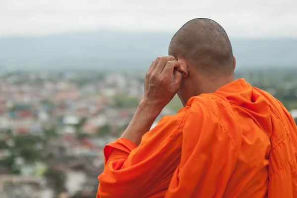 Monnik in thailand — Stockfoto