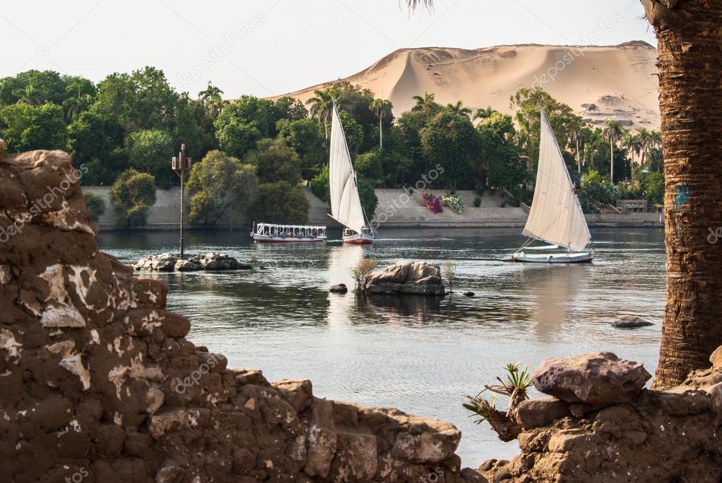 Felluca on Nile, Egypt