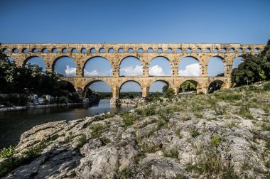 Pont du gard Provence, Fransa