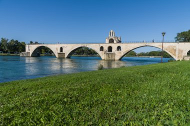 France, Pont Saint-Benezet in Avignon clipart