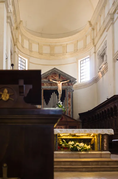 Interior da Igreja em Assis, Itália — Fotografia de Stock