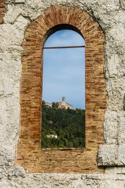 Πανόραμα του Gubbio, Ιταλία — Φωτογραφία Αρχείου