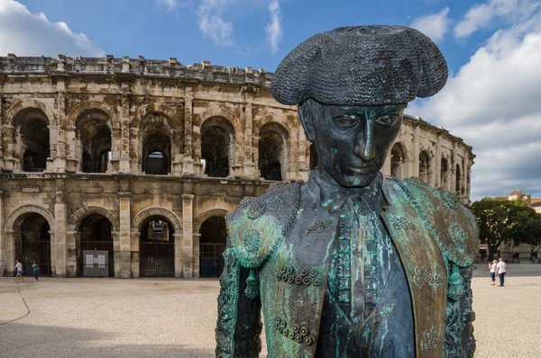 Romersk arena i arles, france Royaltyfria Stockfoton