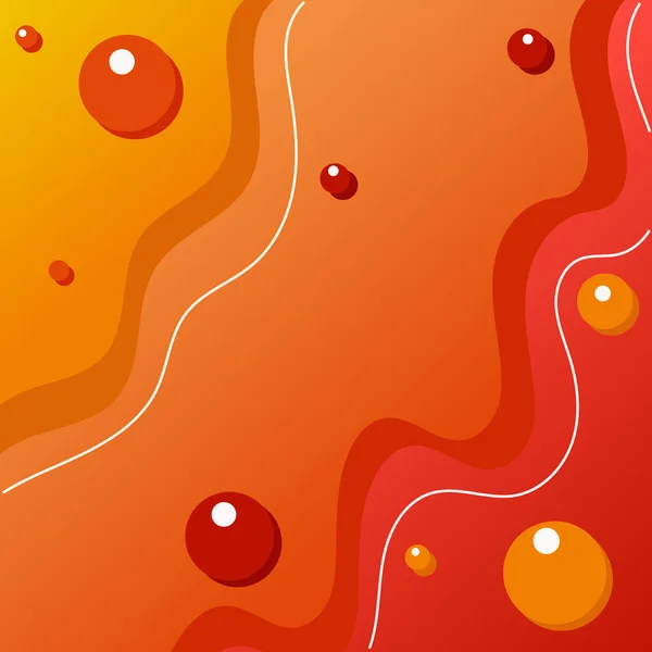 Абстрактний Фон Яскравого Кольору Паралельними Хвилями Колами — стоковий вектор
