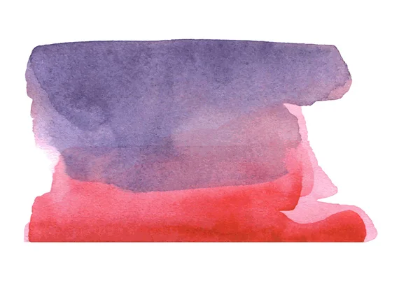 बैंगनी, लाल वेक्टर वाटर कलर पृष्ठभूमि। अमूर्त पेंटिंग — स्टॉक वेक्टर