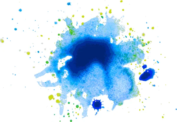 Vektör suluboya arka plan. Noktalar ve sıçraması