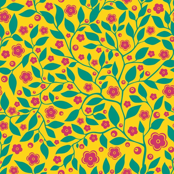 Vektör çizimi. Çiçeklerin kusursuz deseni.