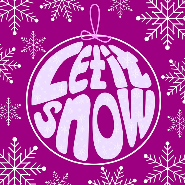 Vektör çizim. Noel ağacı topu