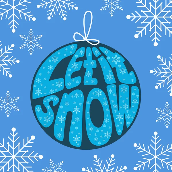 Vektör çizim. Noel ağacı topu