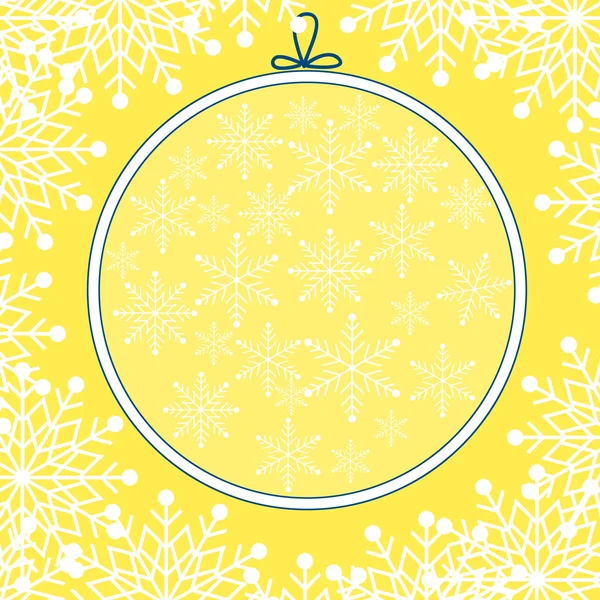 Vektör çizim. Noel ağacı topu.