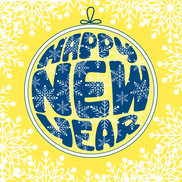 Vektör çizim. Noel ağacı topu.