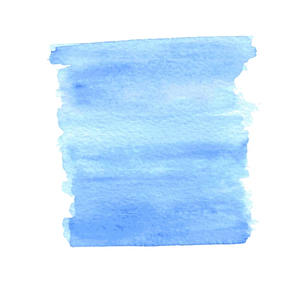 Vektör suluboya arka plan. Soyut resim. Mavi.