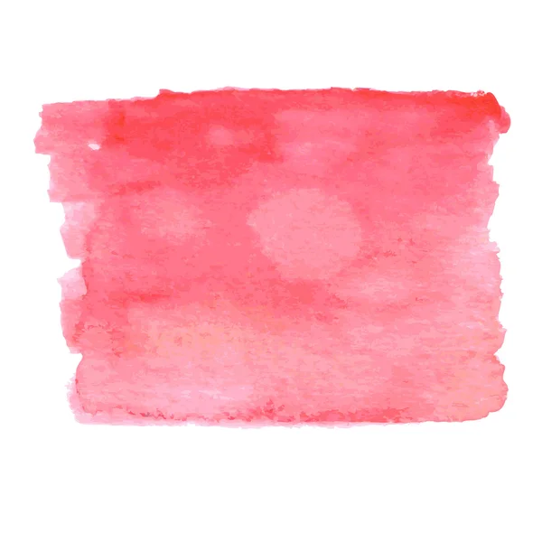 Roze vector aquarel achtergrond. Abstracte schilderkunst. — Stockvector