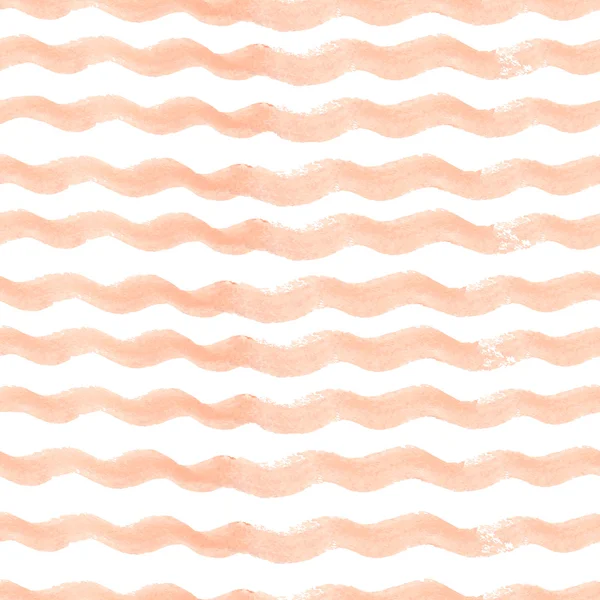 Sulu boya resim. Turuncu dalgasının seamless modeli.