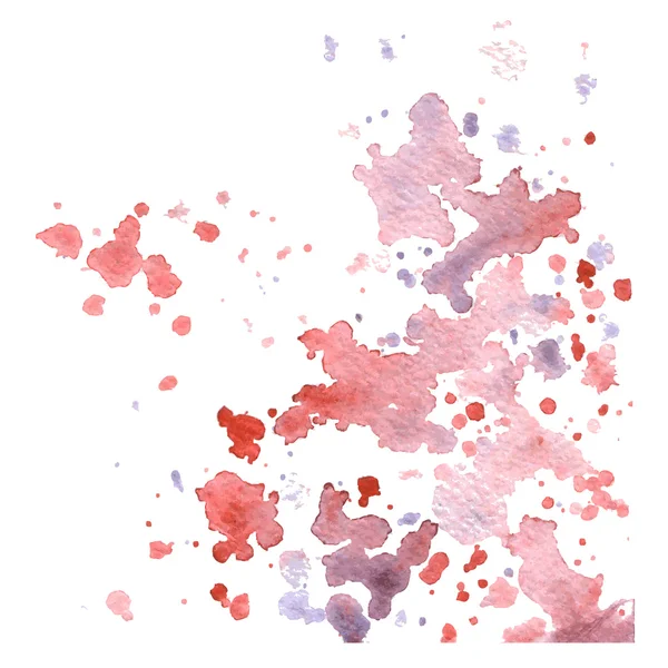 Vektör suluboya resim. Arka plan. Noktalar ve sıçraması.