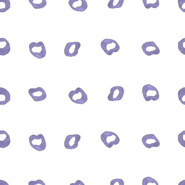 Sulu boya resim. Menekşe dairenin seamless modeli.