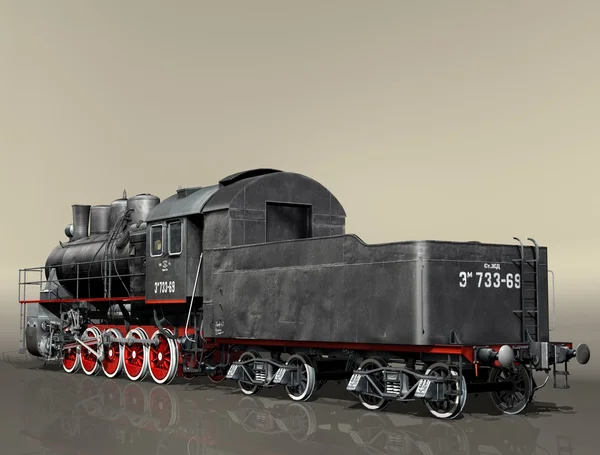 Steam locomotive Em-series — Stock fotografie