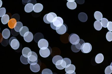 Soyut bulanıklık bokeh akşam trafik jam şehir de yol.