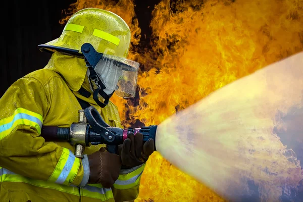 Formação de bombeiros — Fotografia de Stock