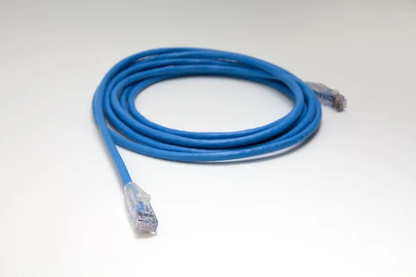 Cavo Ethernet a spina RJ45 Cat.6 — Foto Stock