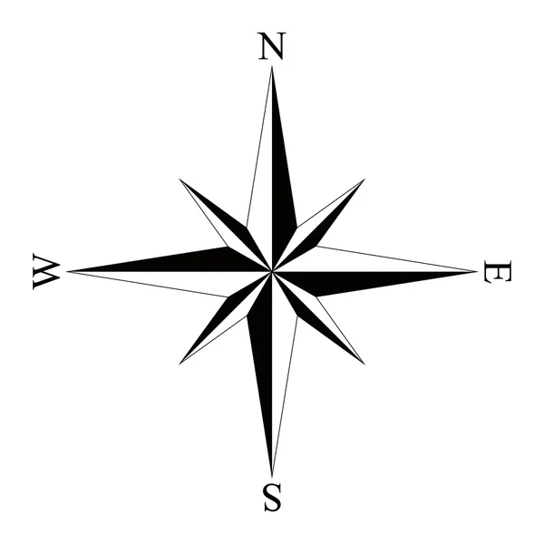 rüzgar gülü, wind rose Stock Vector