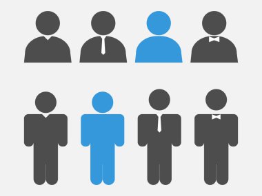 Sopa rakam pozisyonlar vektör ayarla