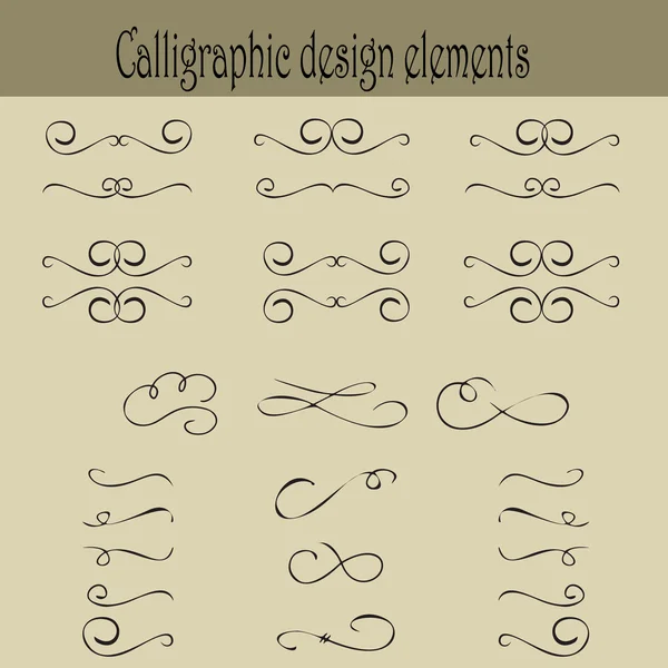 Design Caligráfico. Ilustração vetorial —  Vetores de Stock