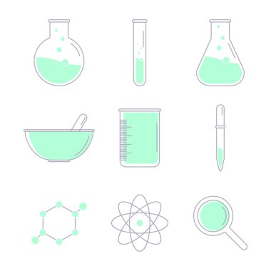 Laboratuvar ekipmanları.