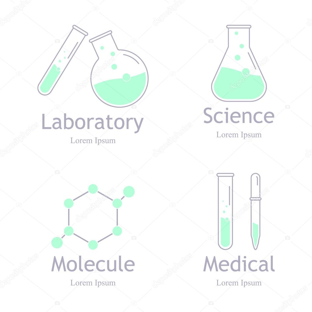 Set of laboratory equipment