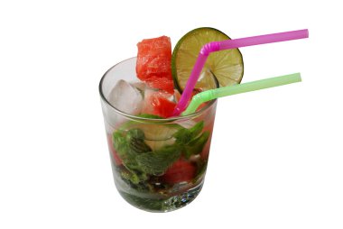 karpuz iç izole üzerinde beyaz arka plan