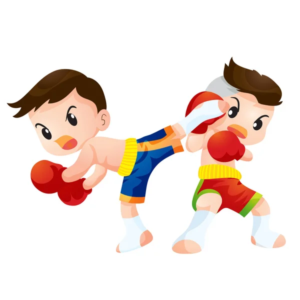 Muaythai. — Vector de stock