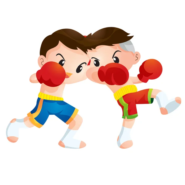 Muaythai. — Vetor de Stock