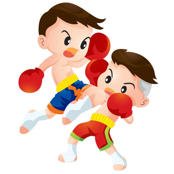 Muaythai. — Vector de stock