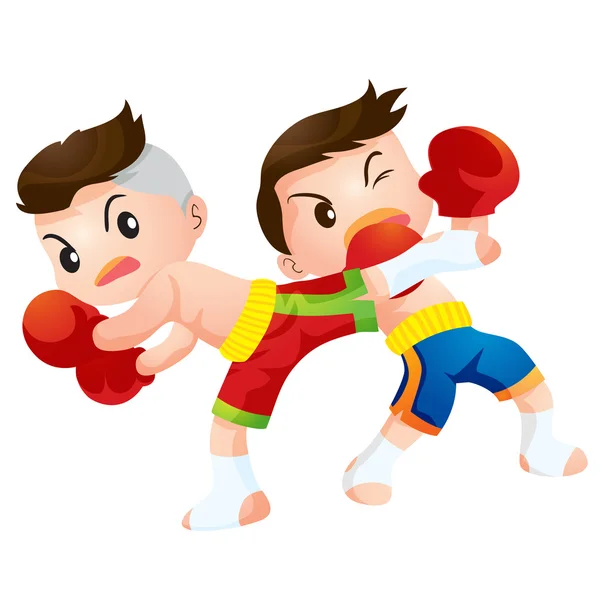 Muaythai. — Vector de stock