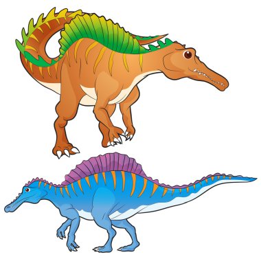 Şirin struthiomimus çizgi film