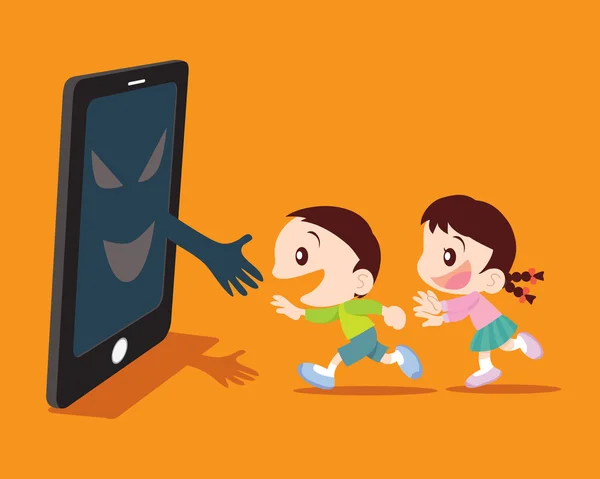 Gizli smartphone kavramı resimde felaketten