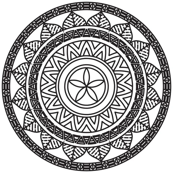 Yaprak Çiçeği Taç Yaprağı Renk Mandala Sanat Basit Grafik Şekli Vector Çiçek Orijinal Tasarım Klasik Dekoratif Özellikler Şablonu İslam Arap Mistik Dini Lotus