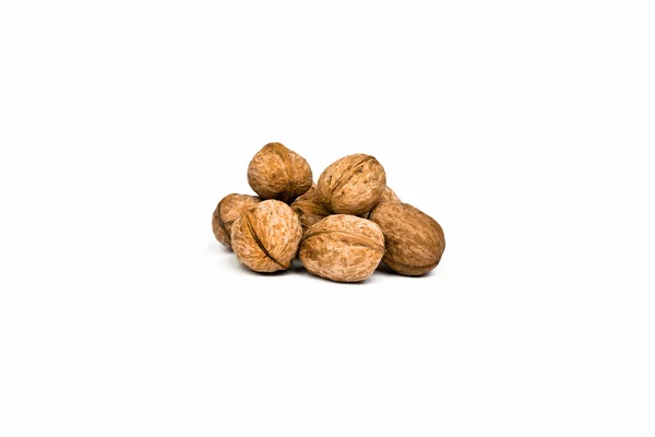 Walnuts on a white background — Stock Photo, Image