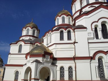 St. Panteleimon Katedrali yeni Athos manastır