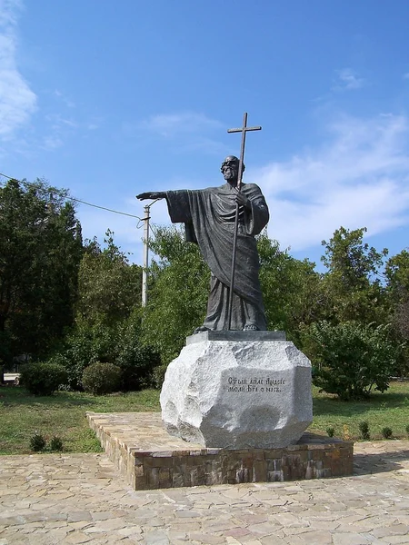 Andrew monument in Hersonissos — 스톡 사진